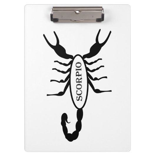 Porte-bloc Scorpio noir Scorpion étoile (Devant)