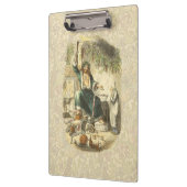 Porte-bloc Scrooge Fantôme de Noël Présent (Gauche)