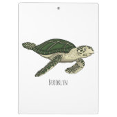 Porte-bloc Sea turtle cartoon (Dos)