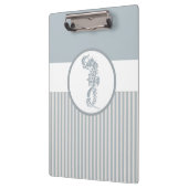 Porte-bloc Seahorse Bleu Classique Nautique Élégant (Gauche)