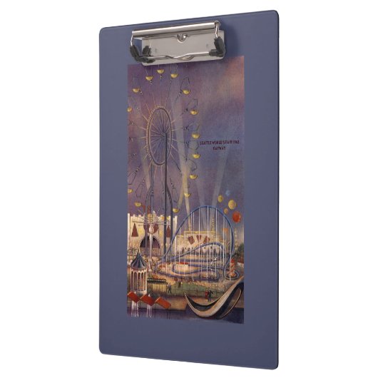 Porte-bloc Seattle, affiche de l'Exposition universelle (Gauche)