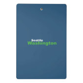 Porte-bloc Seattle, Washington Mini Porte - bloc (Dos)