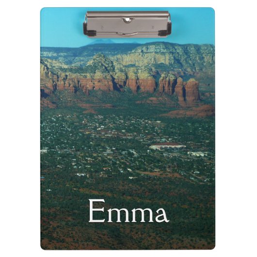 Porte-bloc Sedona et Coffee Pot Rock vus d'en haut (Devant)