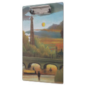 Porte-bloc Seine et Tour Eiffel au coucher du soleil par Henr (Gauche)