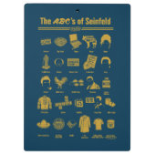 Porte-bloc Seinfeld | ABC de Seinfeld Infographie (Dos)