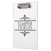 Porte-bloc Semper Fidelis (Gauche)