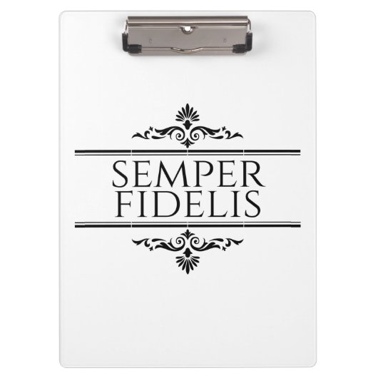 Porte-bloc Semper Fidelis (Devant)