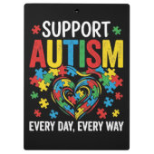 Porte-bloc Sensibilisation à l'autisme (Dos)