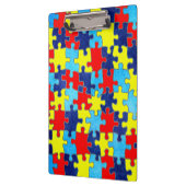 Porte-bloc Sensibilisation sur l'autisme-Puzzle par Shirley T (Gauche)