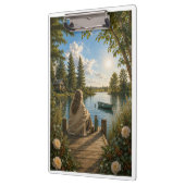 Porte-bloc Serene Lakeside Notebook | Peaceful Nature & Cotta (Gauche)