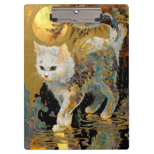 Porte-bloc Serene Rinpa Cat   Zen or japonais