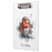 Porte-bloc Serene Robin, personnalisée (Gauche)
