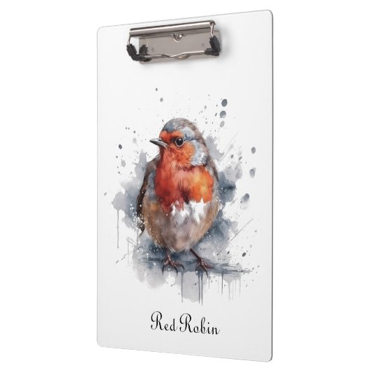 Porte-bloc Serene Robin, personnalisée (Gauche)