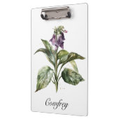Porte-bloc Serene Watercolor Comfrey, personnalisée (Gauche)