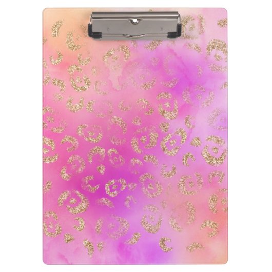 Porte-bloc Série de peinture léopard Design 11 (Devant)