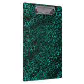 Porte-bloc Série Teal et Gold Leopard Design 5 (Swatch)