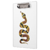 Porte-bloc Serpent Brown et Silhouette Or (Gauche)