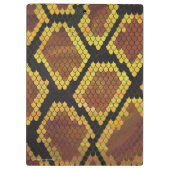 Porte-bloc Serpent Brown et Silhouette Or (Dos)