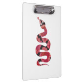 Porte-bloc Serpent noir et rouge Silhouette (Swatch)
