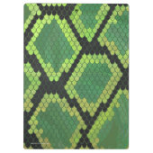 Porte-bloc Serpent noir et vert (Dos)