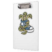 Porte-bloc Serpents sur chaussures (Gauche)