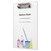 Porte-bloc Service de nettoyage Entreprises de ménage (Gauche)