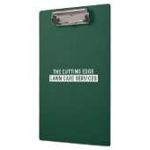 Porte-bloc Services De Soins De La Pelouse Vert Et Blanc (Gauche)