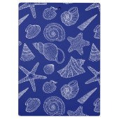 Porte-bloc Shell bleu lumineux modèlent (Dos)