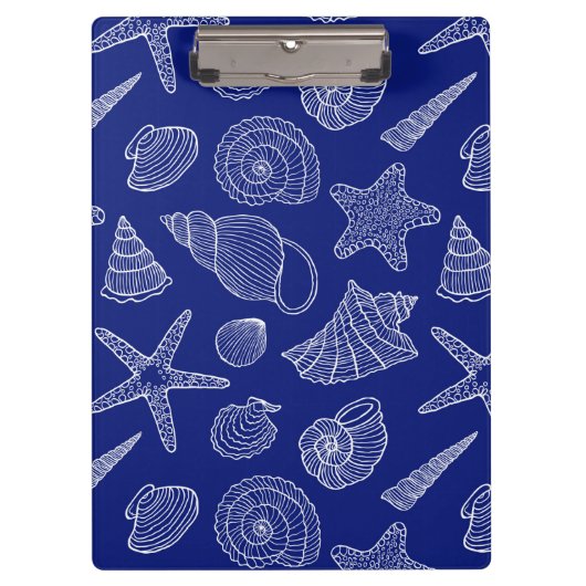 Porte-bloc Shell bleu lumineux modèlent (Devant)