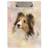 Porte-bloc Sheltie font face (Devant)