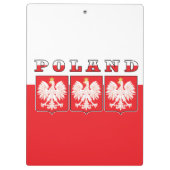 Porte-bloc Shields de Poland Eagle (Dos)