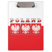 Porte-bloc Shields de Poland Eagle (Devant)
