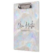 Porte-bloc Shimmer Opal Iridescent Background (Gauche)