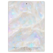 Porte-bloc Shimmer Opal Iridescent Background (Dos)