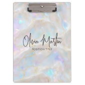 Porte-bloc Shimmer Opal Iridescent Background (Devant)