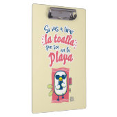 Porte-bloc │Si vas a tirar la toalla (Swatch)