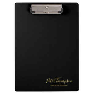 Porte-bloc Signature élégante du script d'entreprise