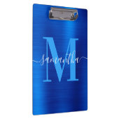 Porte-bloc Signature Monogramme Royal Blue Foil (Swatch)