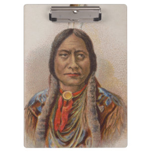 Porte-bloc Signaux de fumée : Lakota Indian Chief Sitting Bul