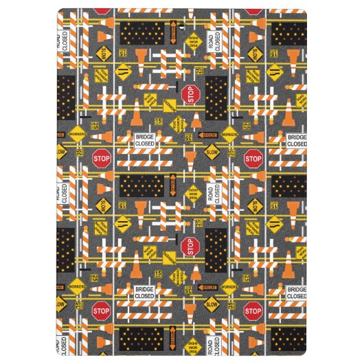 Porte-bloc Signes de construction routière (Dos)