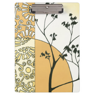 Porte-bloc Silhouette clairsemée d'arbre par Megan Meagher