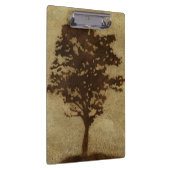 Porte-bloc Silhouette d'arbre sur Arrière - plan de bronze (Swatch)