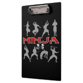 Porte-bloc Silhouette de Ninja (Gauche)