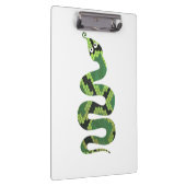 Porte-bloc Silhouette d'impression en noir et vert serpent (Swatch)