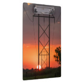 Porte-bloc Silhouette du coucher de soleil des lignes d'alime (Swatch)