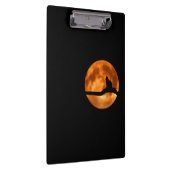 Porte-bloc Silhouette d'un chat noir dans un arbre (Swatch)