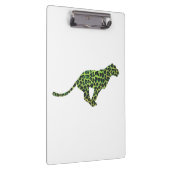 Porte-bloc Silhouette léopard noir et vert (Swatch)