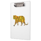 Porte-bloc Silhouette Tiger noir et orange (Gauche)