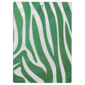 Porte-bloc Silhouette Zebra noir et arc-en-ciel (Dos)