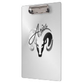 Porte-bloc Silver Aries le bélier Zodiac (Gauche)